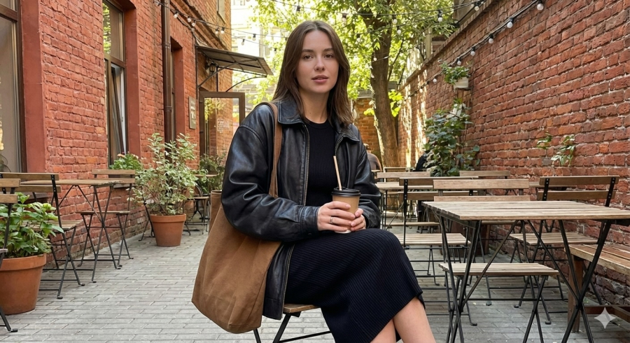 Áo khoác da là đại diện hoàn hảo cho phong cách cá nhân mạnh mẽ, pha chút nổi loạn nhưng vẫn giữ được nét quyến rũ vượt thời gian