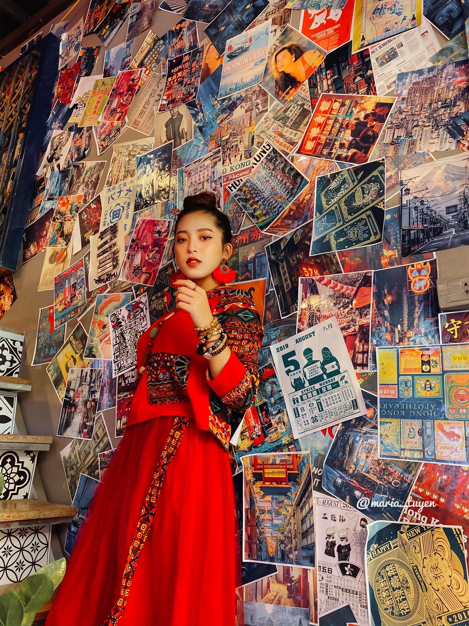 quán cà phê phong cách hồng kông ở mộc châu